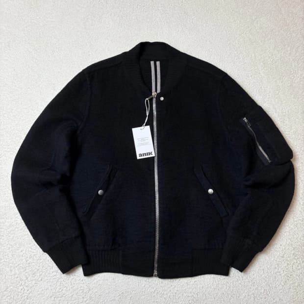 릭오웬스 17FW 캐시미어 블루종 자켓 PN6618