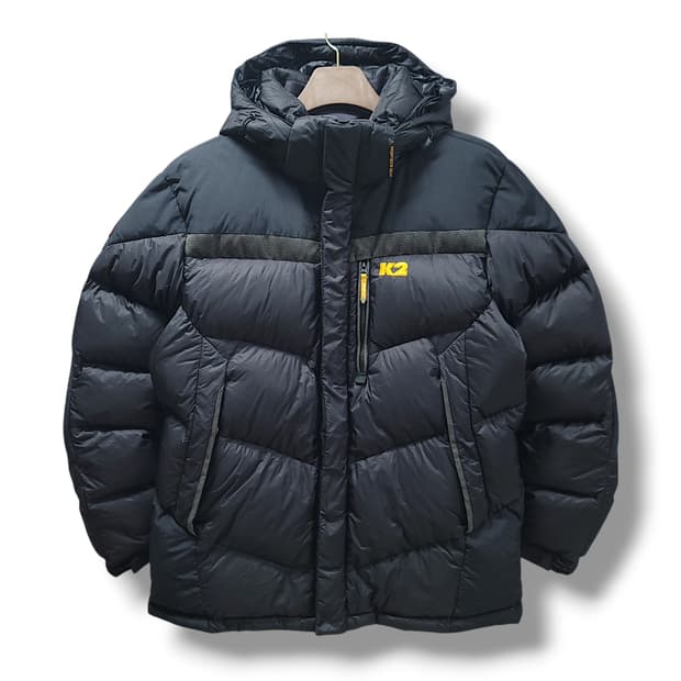 [110] K2 블랙 푸키 하이테크 기어 헤비 덕 다운 패딩