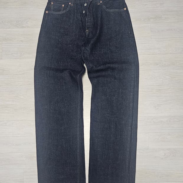 [새상품] 34 데밀 011R 원워시 셀비지 데님