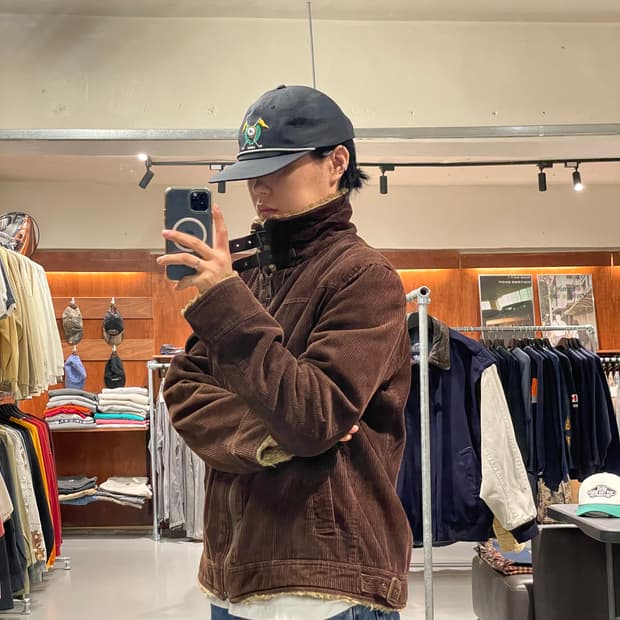 빈티지 Y2K 쉐르파 코듀로이 자켓