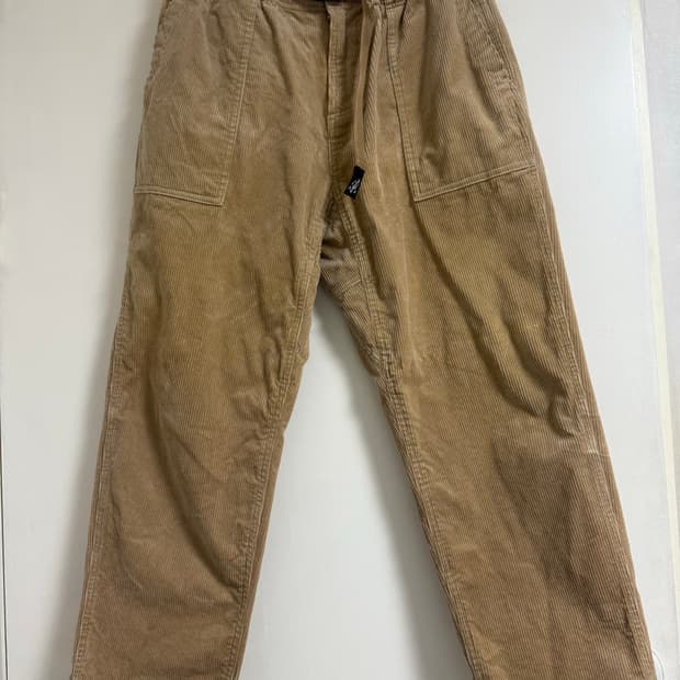 그라미치 코듀로이 루즈 테이퍼드 릿지 팬츠 치노 M