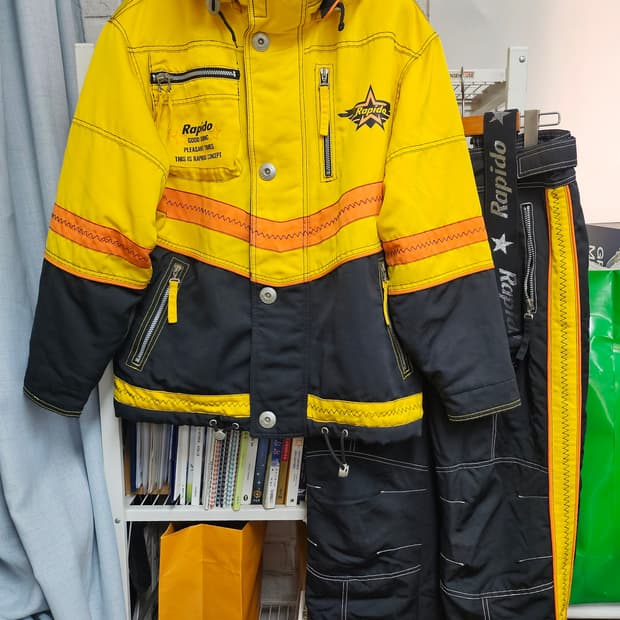 97년 무주 천주 라피도 빈티지 스키복 100/34 상하의세트 XD64