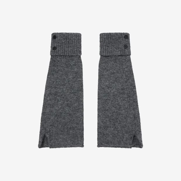 미세키서울 Button knit leg warmer GREY