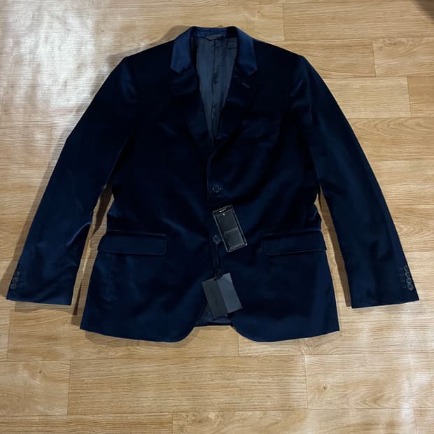 [103] (새상품) 캘빈클라인 컬렉션 벨벳 자켓