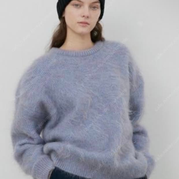 시엔느 쉐비 모헤어 니트 바이올렛