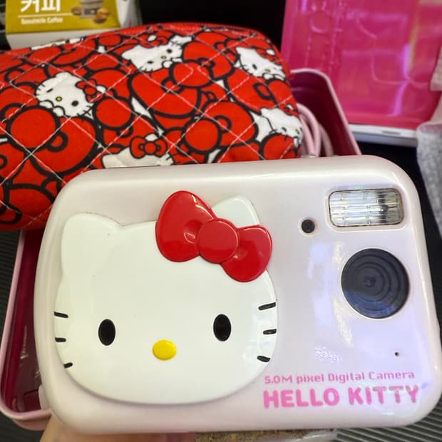 헬로키티 디지털카메라 디카