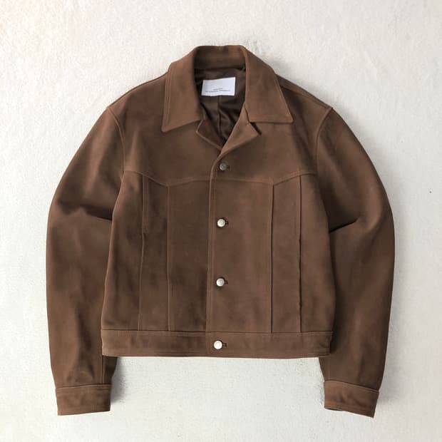 킨록 앤더슨 스웨이드 레더자켓 