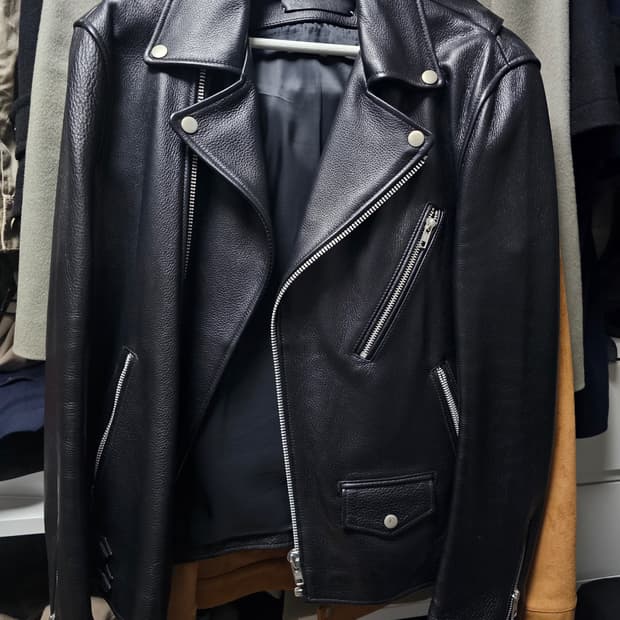 비바스튜디오 라이더 가죽 래더 자켓