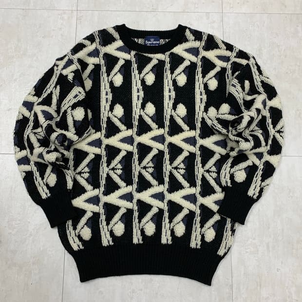 Sovrano 패턴 니트 #455