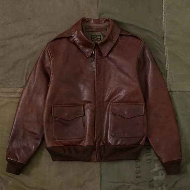 리얼시몬스 a2 말가죽 자켓 L