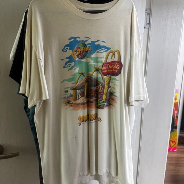 94s print stone X Mcdonald 티셔츠