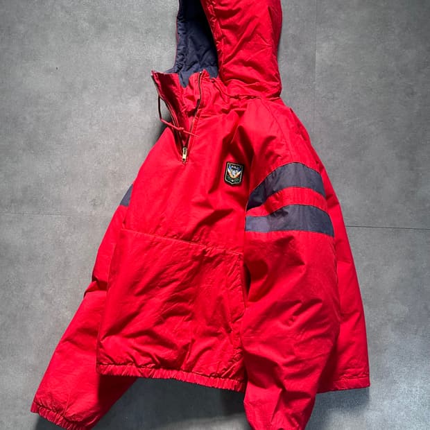 80s 폴로 랄프로렌 유니 크레스트 다운 아노락 (va.63)