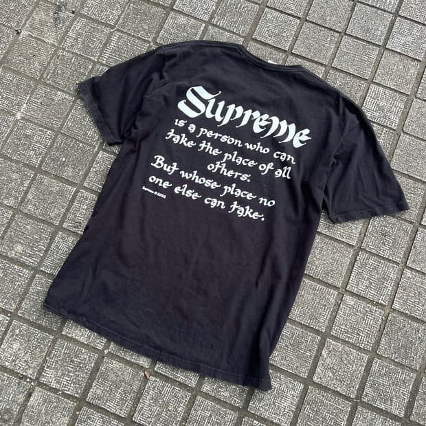 Supreme 22ss Person T Black