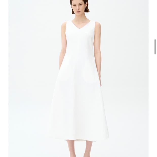 아르카익 jacquard dress _ivory