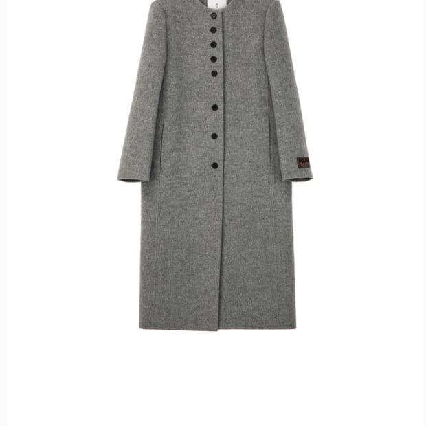 (새상품) 메종마레 노카라 롱코트 36 사이즈