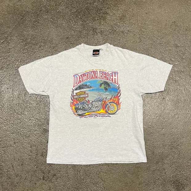 90s 할리데이비슨 프린팅 티셔츠 (105)