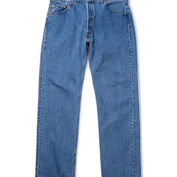 90s Levi's 501 Washed Denim Pants