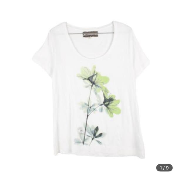 플라워 프린팅 모리 반팔