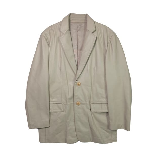 SALLY&JOHN 리얼 램스킨 가죽 블레이저 자켓 L