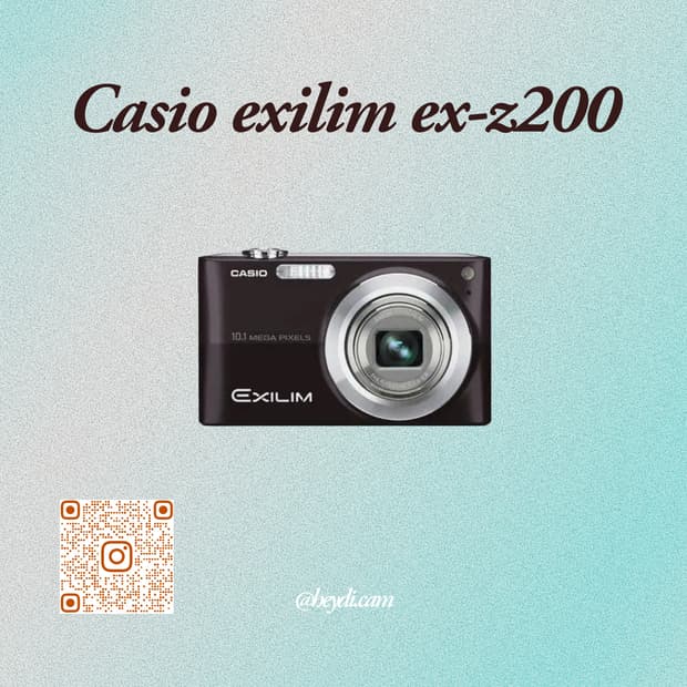 카시오 Exilim EX-Z200 블랙