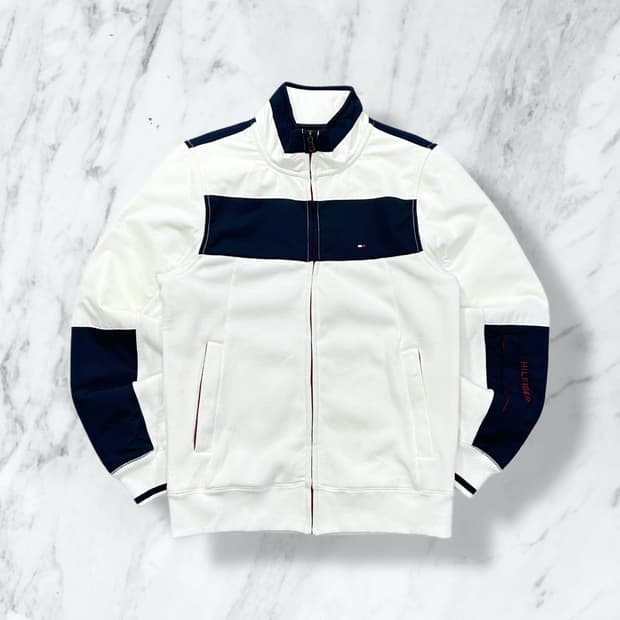타미힐피거 바람막이 집업 자켓 