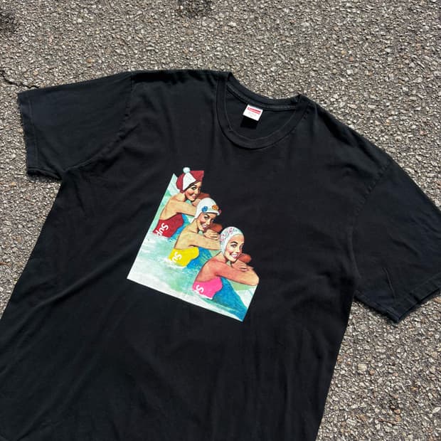 Supreme 슈프림 18ss 스위머스 반팔 티셔츠