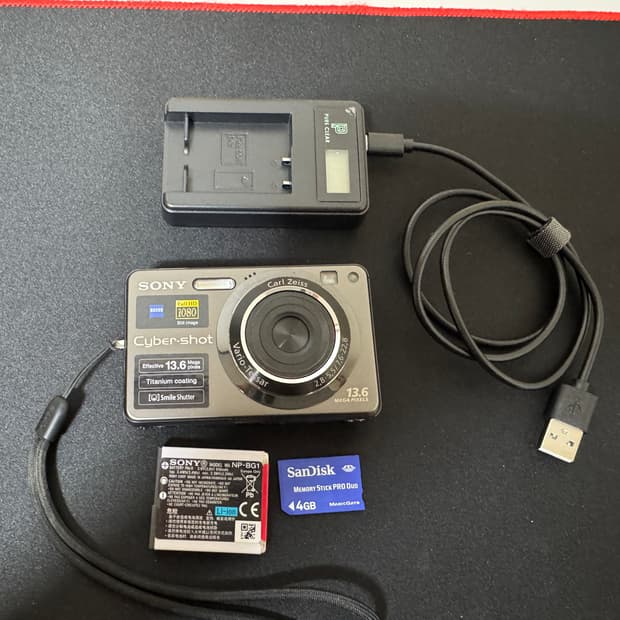 [새상품]소니 사이버샷 dsc-w300 티타늄에디션