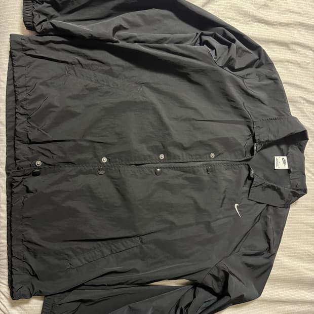 나이키 블랙 코치 자켓 m
