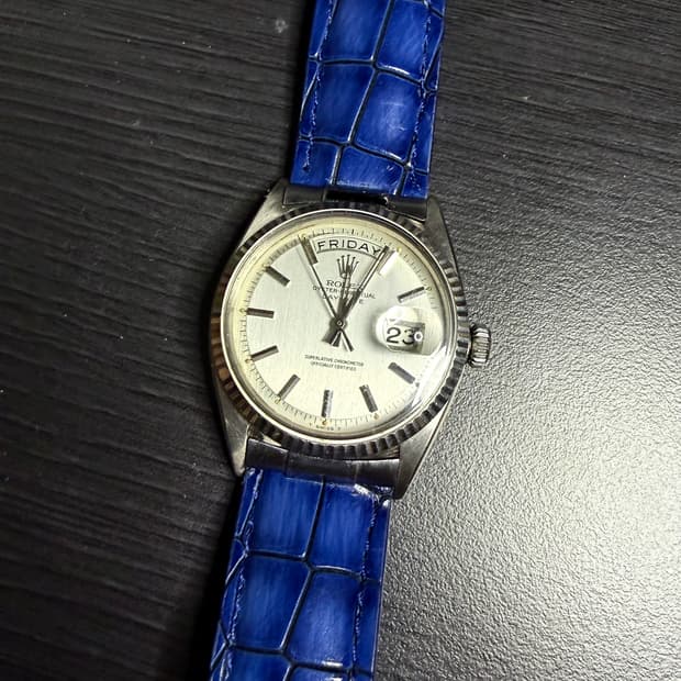 (1/2) 롤렉스 빈티지 데이데이트 1803 화이트골드 18k 금통