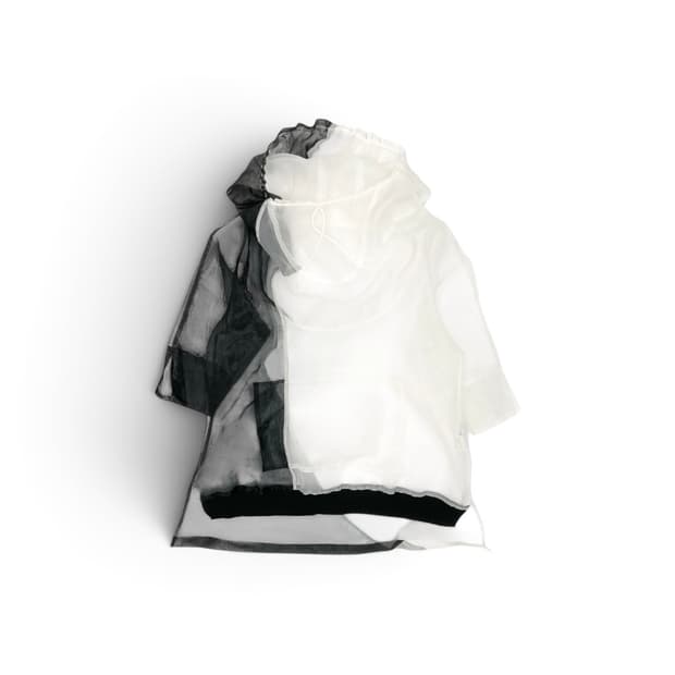 Gomme Sheer Layered Hoodie