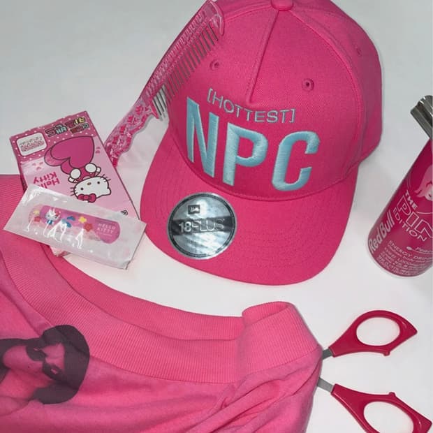 스컬프터 NPC Snapback Cap Acid Pink 스냅백 모자