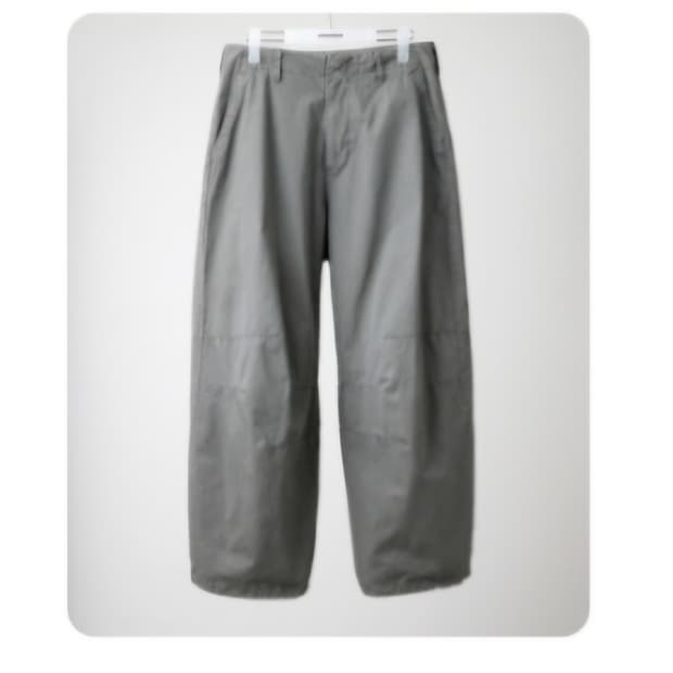 해칭룸 와이드 벌룬 팬츠 올리브