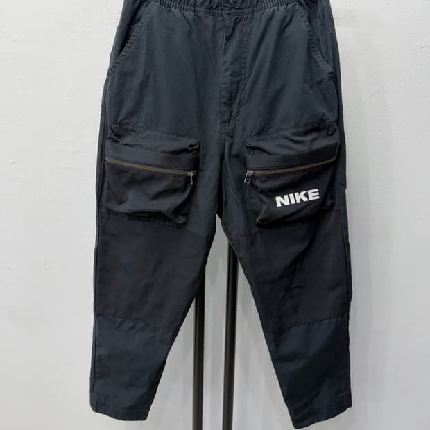 정품) 나이키 블랙 카고 바지 S
