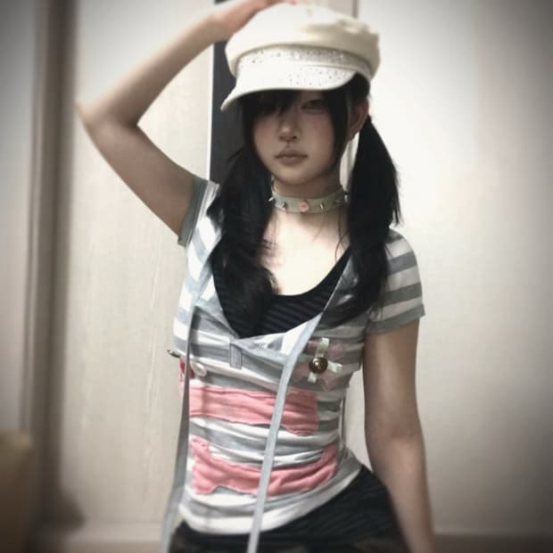 Bone Patch Stripe Tee