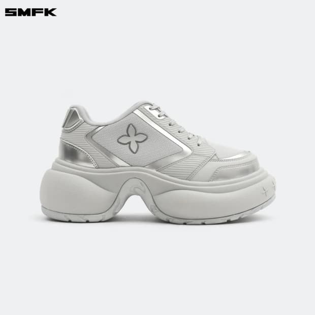 SMFK 퓨쳐 리플 하이힐 스니커즈 그레이