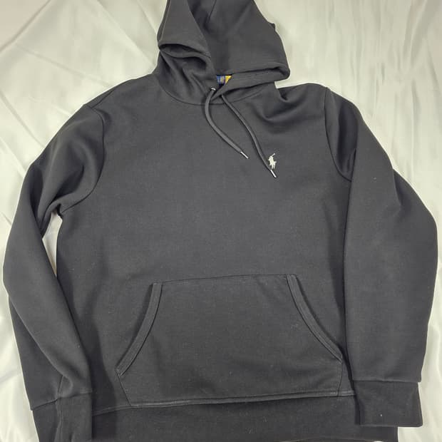 폴로블랙후드티