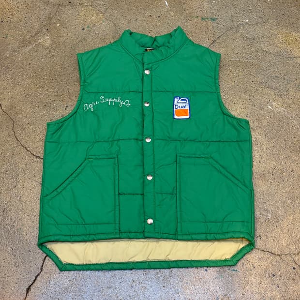 80s Made in USA 빈티지 패딩 베스트 패딩조끼