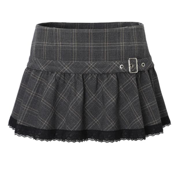 구해요) 쓰리타임즈 엠마 스커트 차콜 M