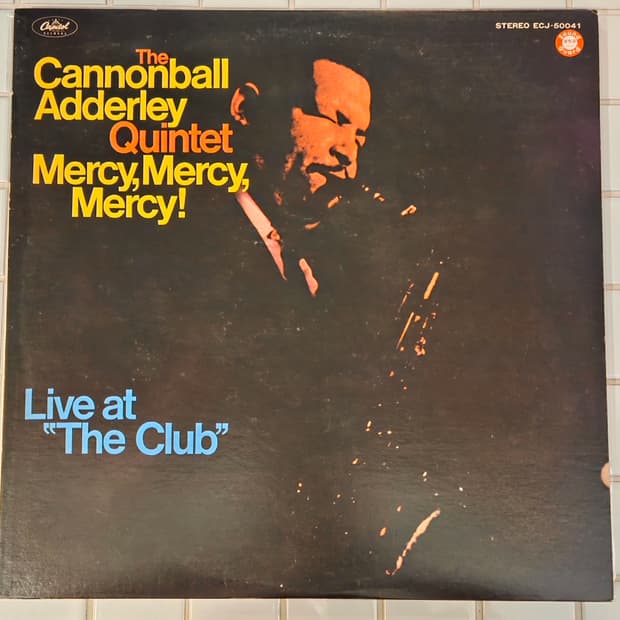 재즈명반 Cannonball Adderley Mercy x3 일본반 LP