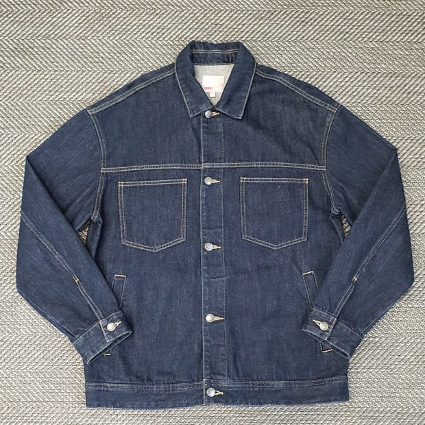 스파오 데님 청자켓 남자105