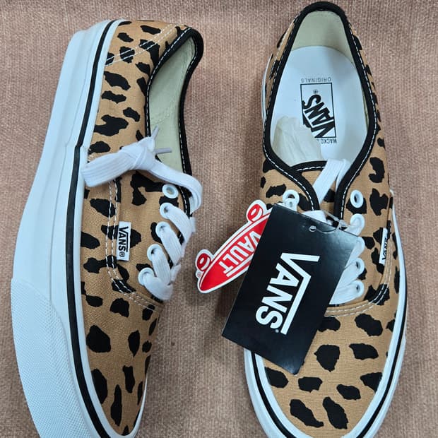 반스 새상품 260mm- 볼트 x 와코 마리아 어센틱  레오파드 브라운