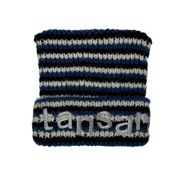 탄산마그네슘 로고 캣 비니 블루 스트라이프