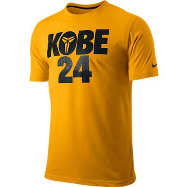 L)나이키 코비 브라이언트 반팔 티셔츠 la레이커스 nba 빈티지 24