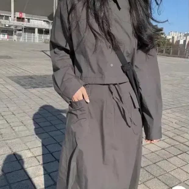 애니원모어 니션 포켓 셔츠