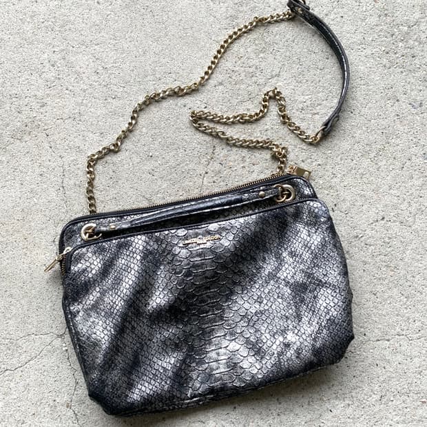 Python chain shoulder bag 