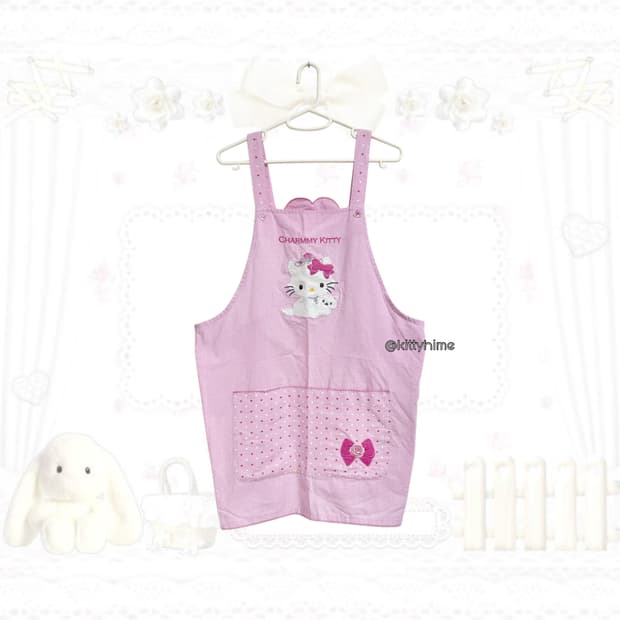 Charmmy kitty 챠미키티 고전 에이프런 챠미키티앞치마 히메갸루