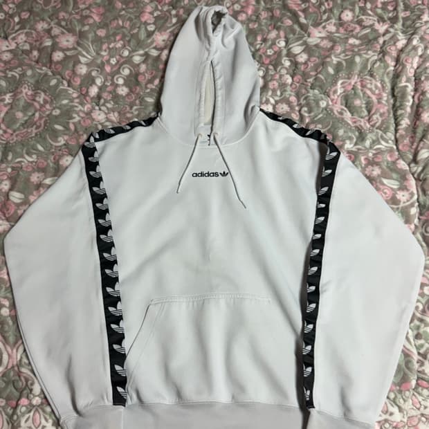 아디다스 - TNT 테이프 후디 CE1640 (화이트/M/남녀공용)