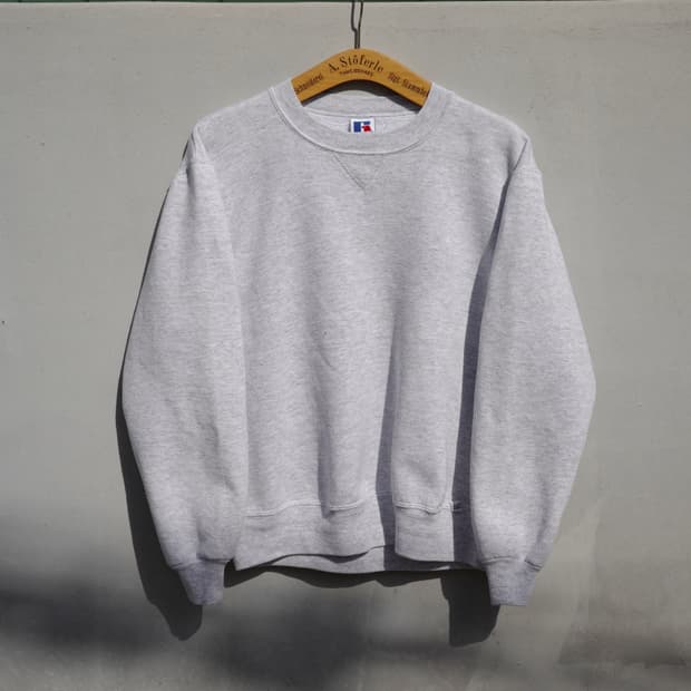 90s russell athletic 멜란지 스웻셔츠