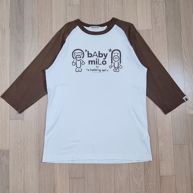 A BATHING APE 베이비마일로 7부 긴팔 L _남성