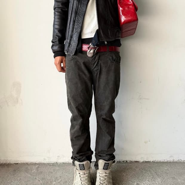 Rick owens 07fw moleskin detroits